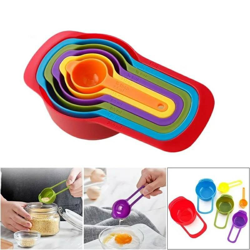Bộ thìa đong 6 sắc màu