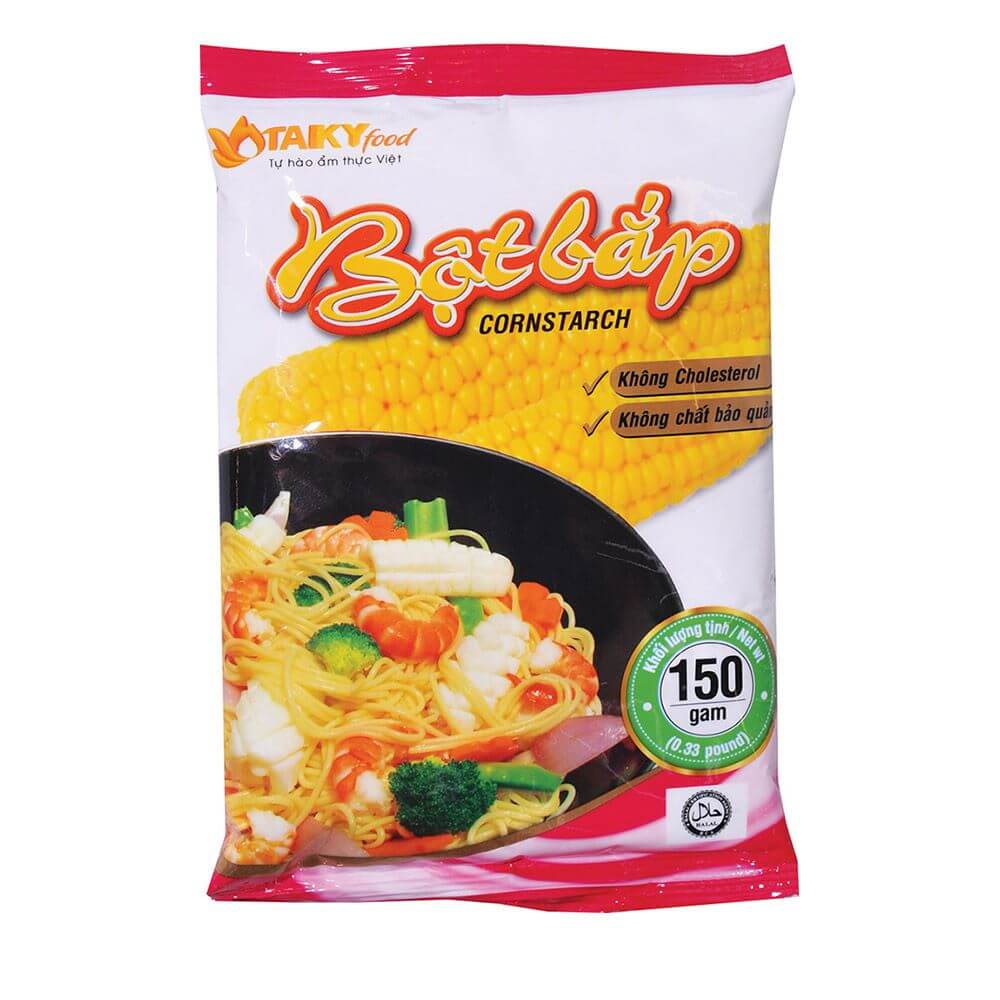 Bột bắp tài ký 150g, tinh bột ngô tài ký hàng loại 1 gia vị nấu ăn, bột bắp taikyfood