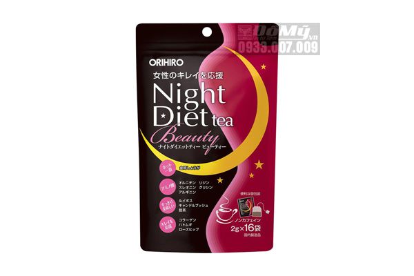 Trà giảm cân đẹp da ban đêm Orihiro Night Diet Tea Beauty