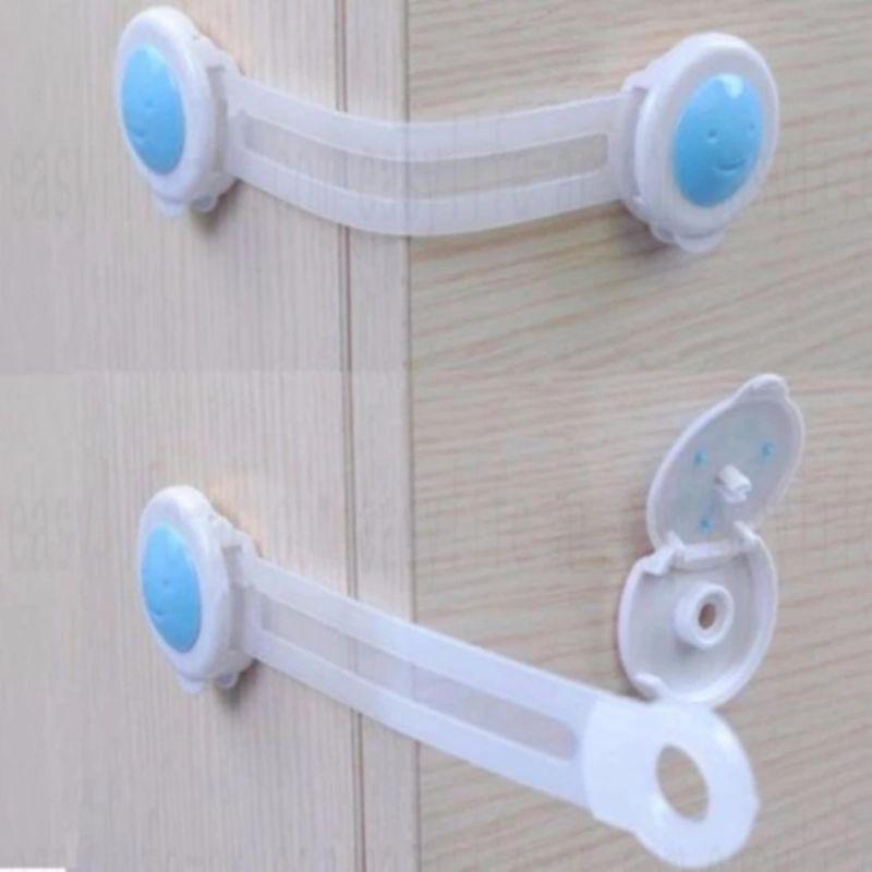 Bộ 2 khóa kẹp khóa tủ lạnh và tủ kéo an toàn cho bé