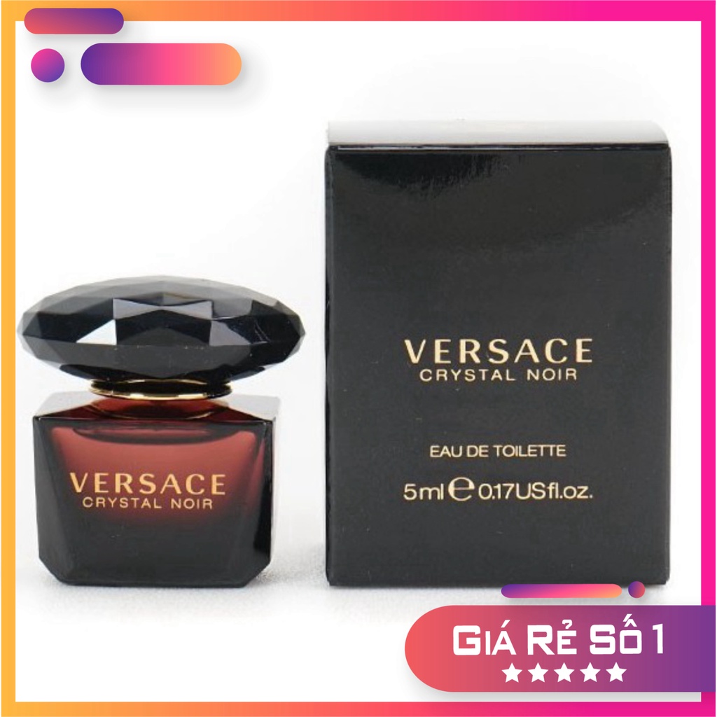Chính hãng Nước Hoa Mini Nữ Chính Hãng Versace Crystal Noir 5ml EDT