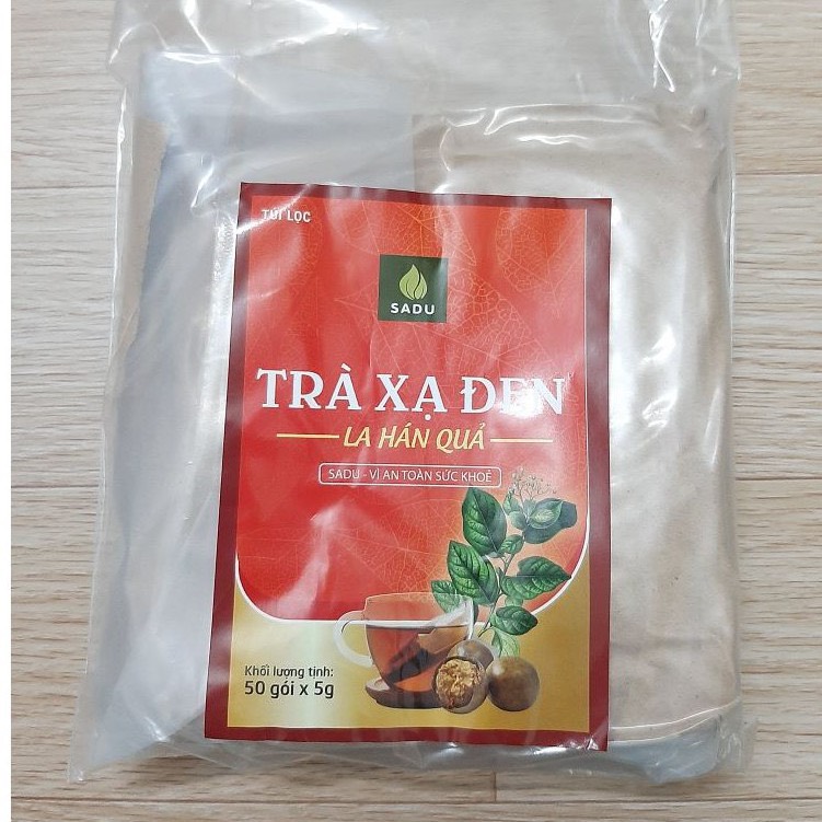 Trà xạ đen la hàn quả túi lọc 50 gói tiện dụng SADU 250g tốt cho sức khoẻ
