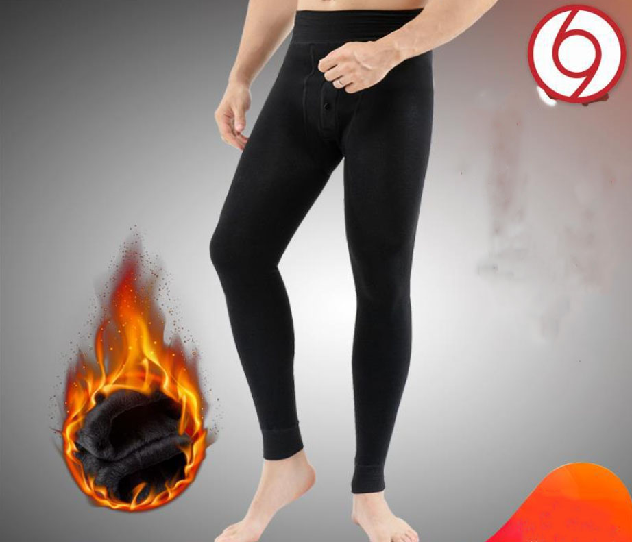 [Hoàn Tiền 15%] Quần legging giữ nhiệt body có lót lông dày dành  cho nam, siêu ấm, siêu co dãn