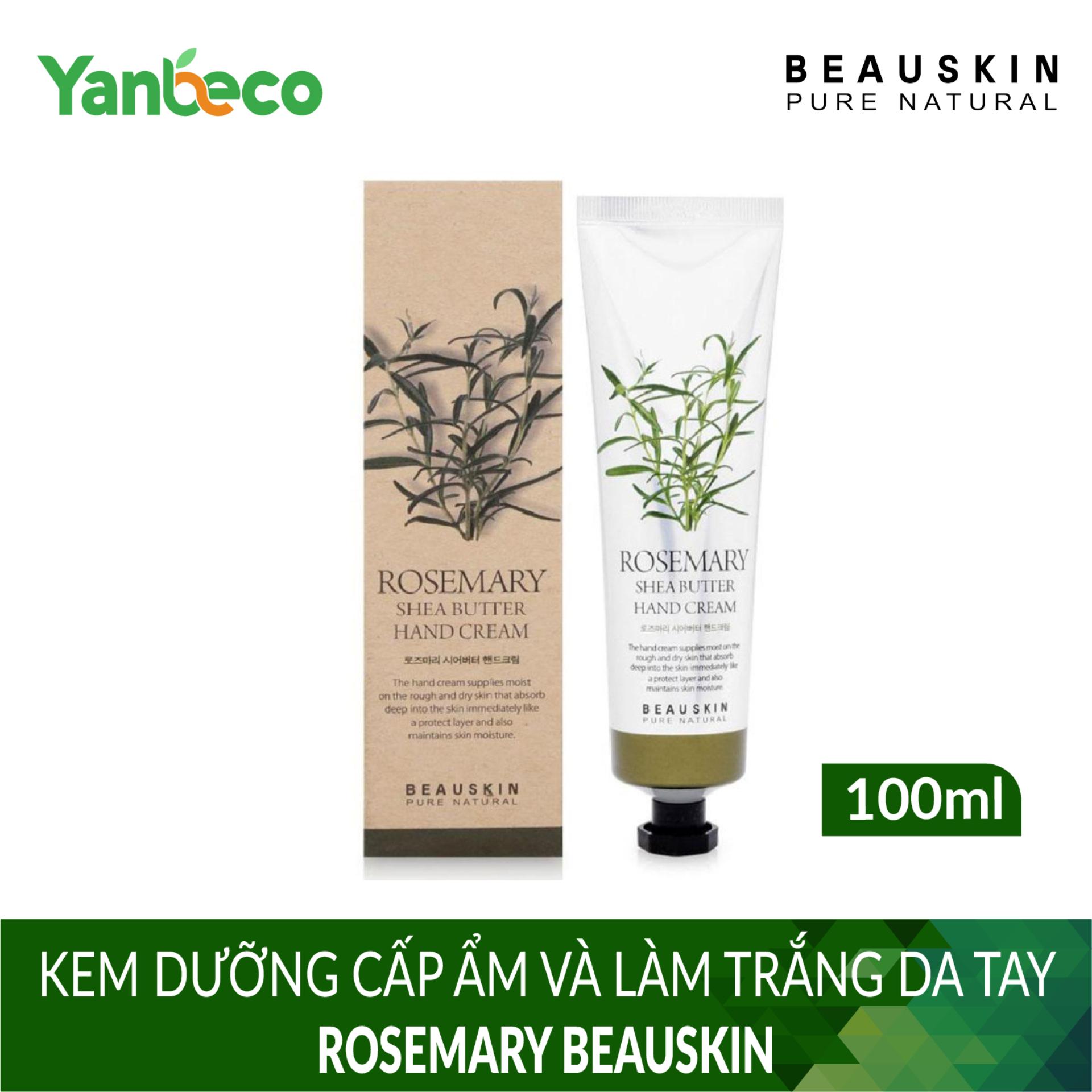 Kem dưỡng cấp ẩm và làm trắng da tay Rosemary Beauskin - 100ml