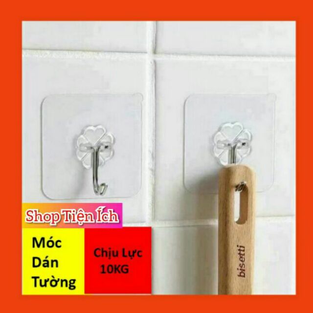 Com bo 10 móc dán tường siêu chắc