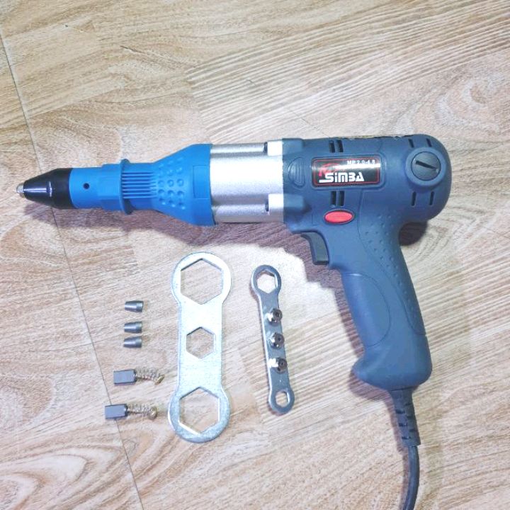 Súng bắn đinh rút, tán đinh chạy điện 220v SIMBA