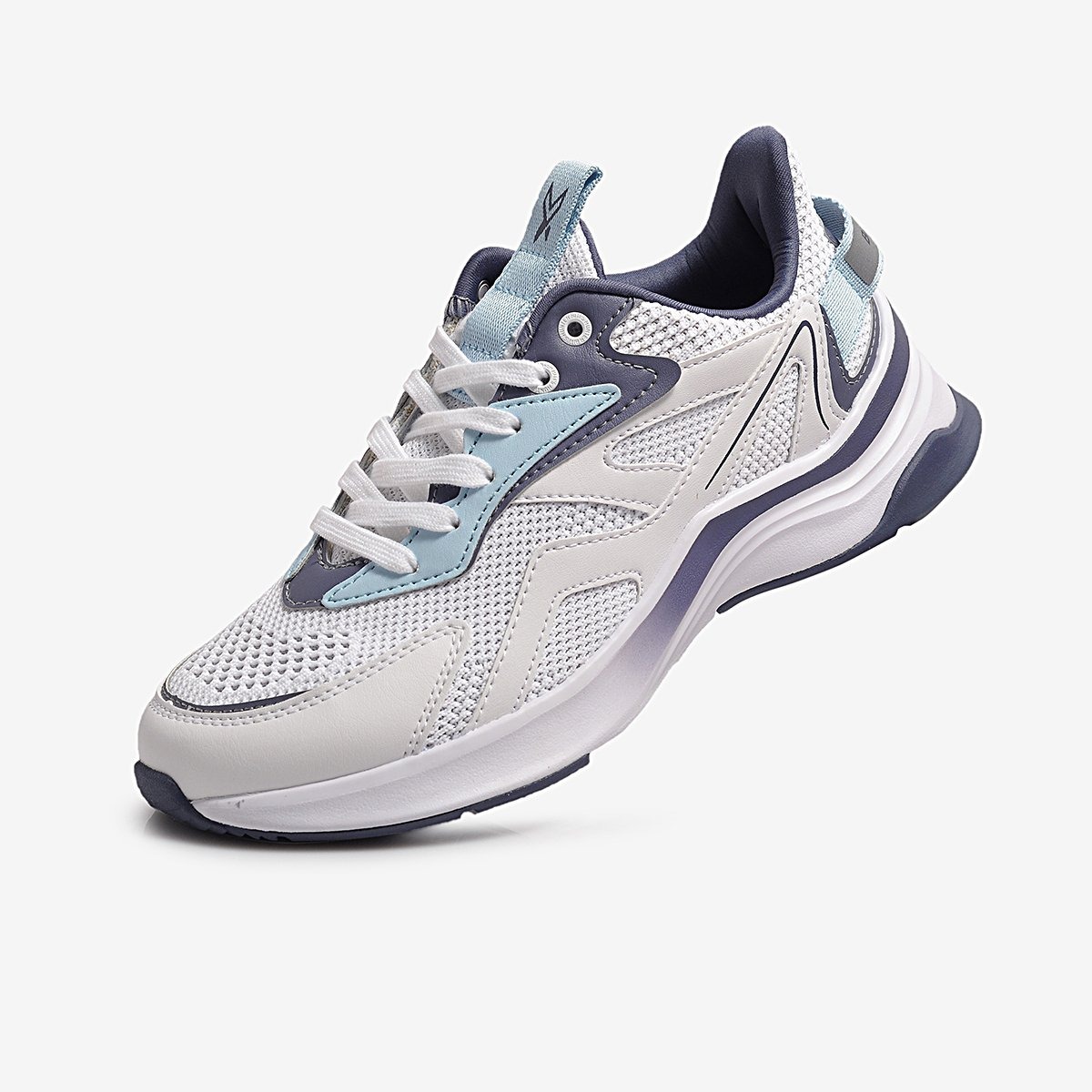   HOÀN XU  GIÀY THỂ THAO NỮ CAO CẤP BITI'S HUNTER X HSW003100  XANH DƯƠNG + KEM  - BITIS WOMEN'S SPORT SNEAKERS 