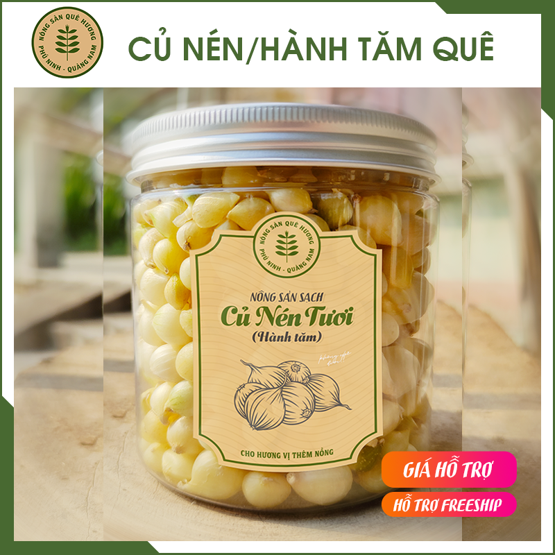 400gr củ nén thơm | hành tăm quê sạch quảng nam
