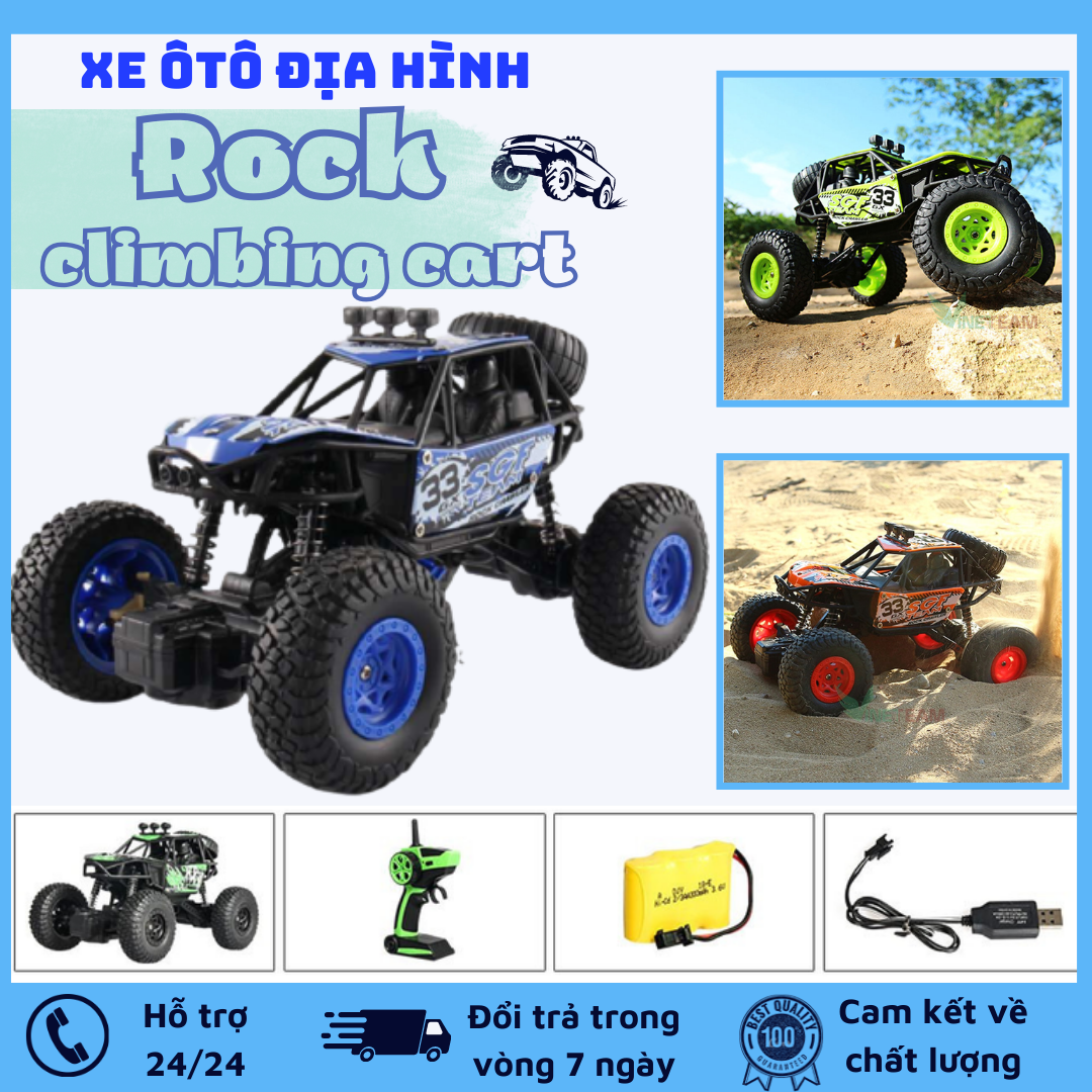 Xe Đua địa hình điều khiển từ xa 1:20 rock climbing cart