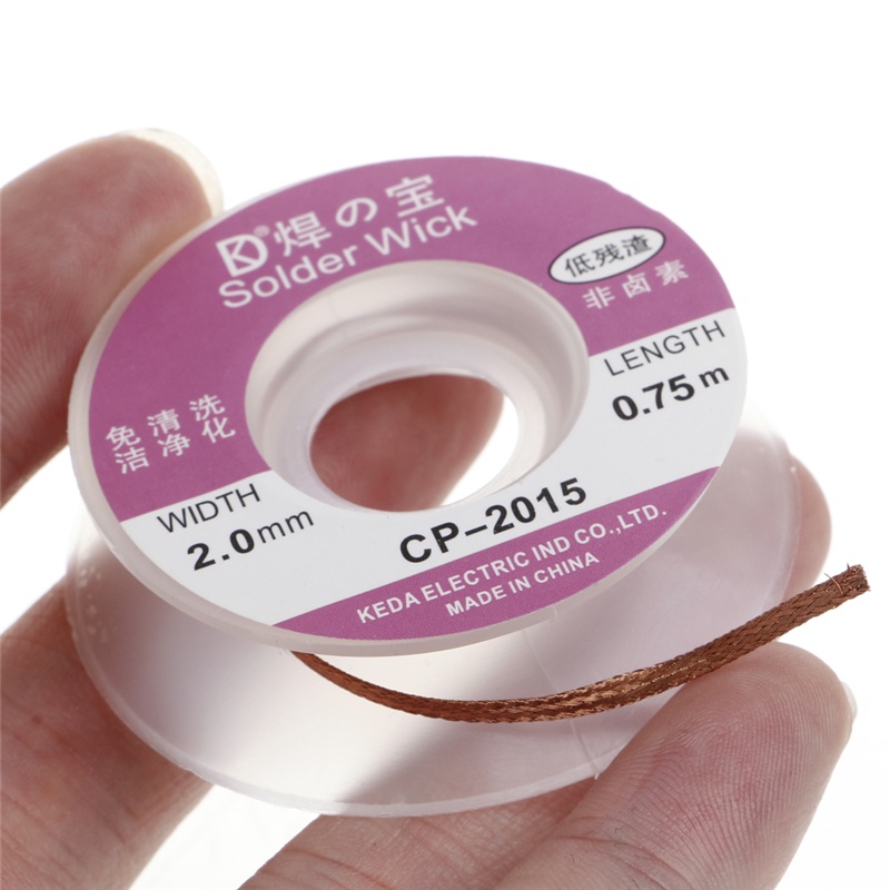 Cuộn dây đồng hút chì hàn 2mm