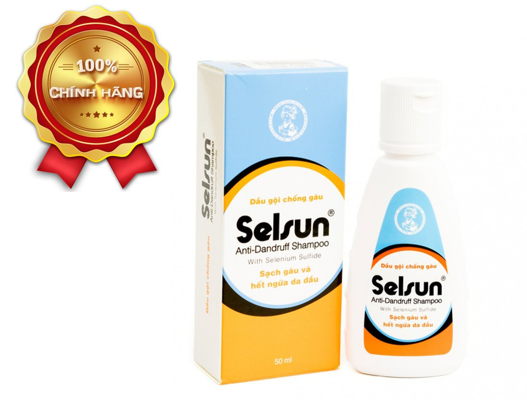 Hết gàu nhanh, giảm ngứa da đầu - Dầu gội Selsun - Chai nhỏ 50 ml [CHÍNH HÃNG]