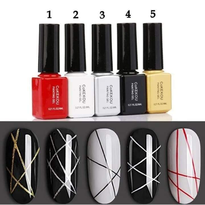 Cọ nét sơn gel cokekou.