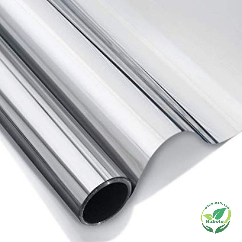 [ 0.5 MÉT ] Giấy dán kính một chiều chống nhìn cho cửa - giấy decal dán kính phản quang - khổ 1m có sẵn keo