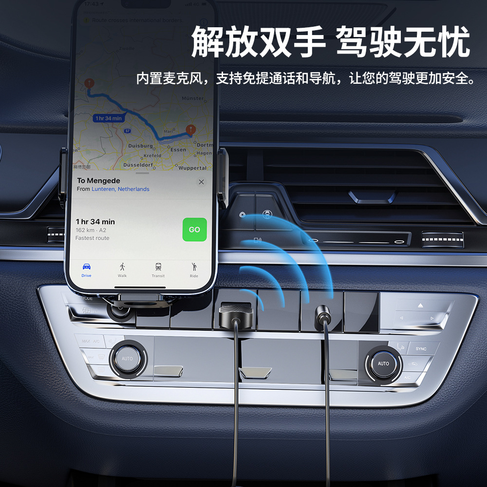 =high-quality--Toocki AUX Bluetooth Trên Ô Tô 5.0 Máy Thu Âm Thanh 3.5mm Bộ Điều Hợp Phát Âm Thanh Không Dây