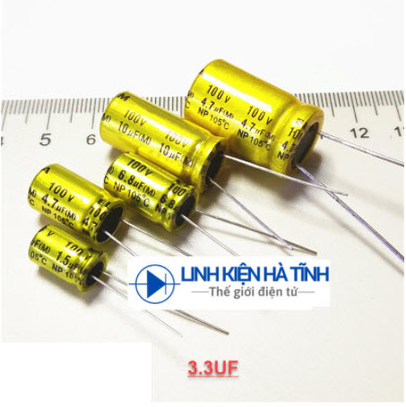 10 con 3.3uf 100v tụ phân tần gắn loa treble elna các loại, tụ lọc tần số cho loa treble elna lktt