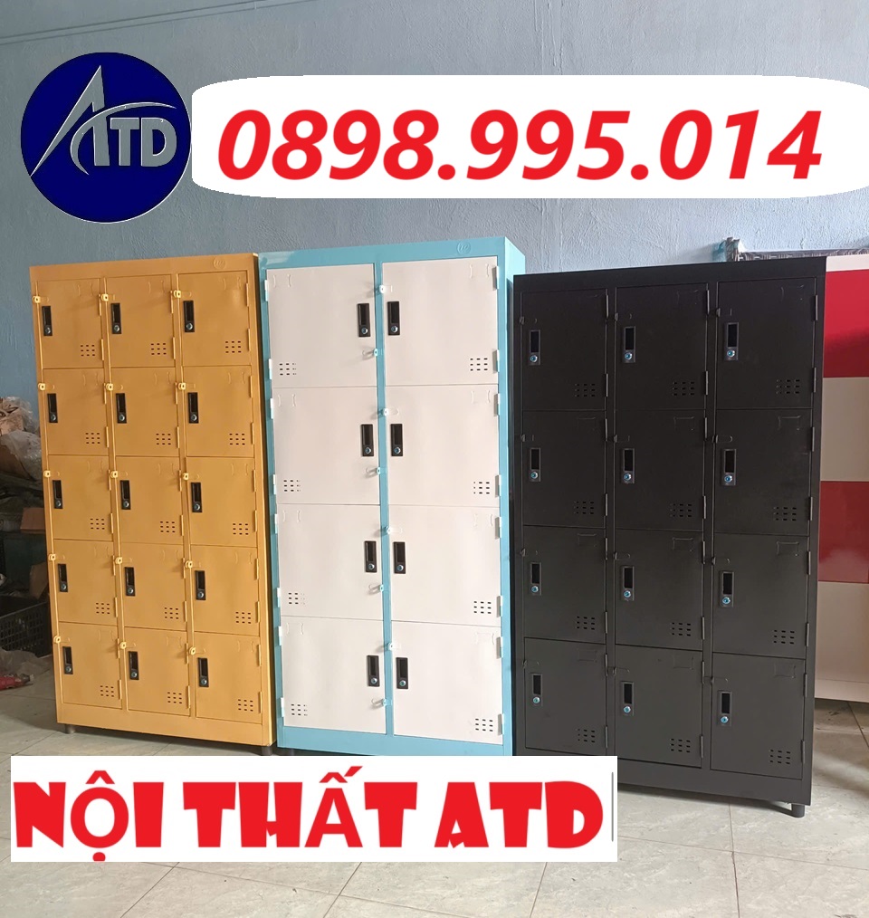 Tủ locker sắt đựng tài liệu cho văn phòng - Tủ sắt locker nhiều ngăn 6 8 10 12 15 cửa cho nhân viên.
