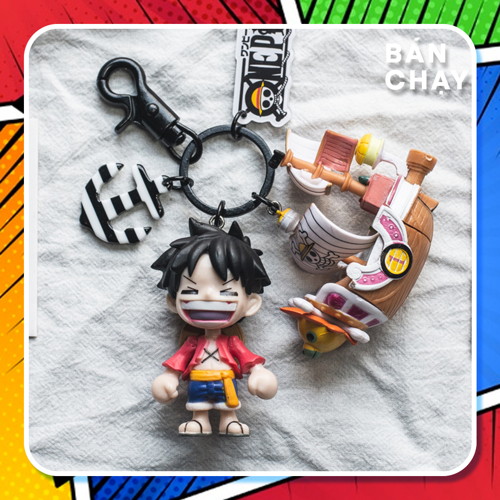 Móc khóa Hải Tặc One Piece 4D - 2 Mẫu + Hộp