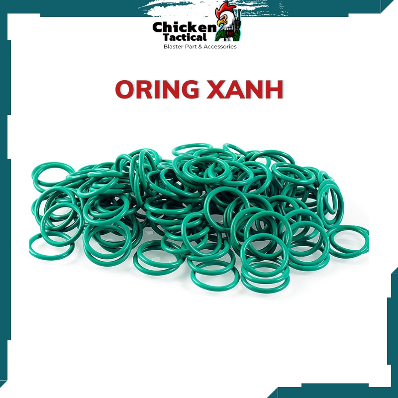 Vòng Oring xanh giúp kín khí piston đẩy khí