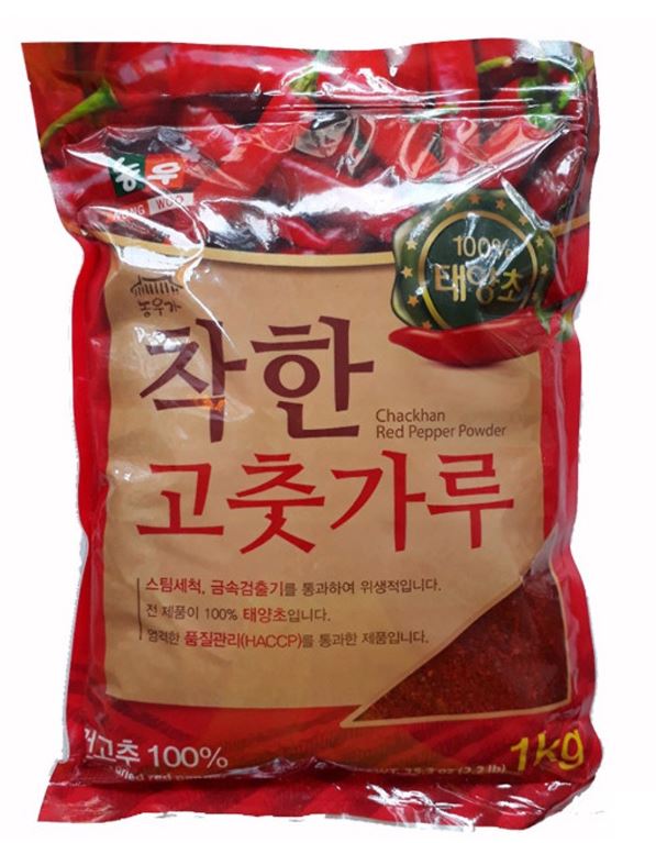 Ớt bột chuẩn hàn quốc màu đẹp loại vẩy 100g