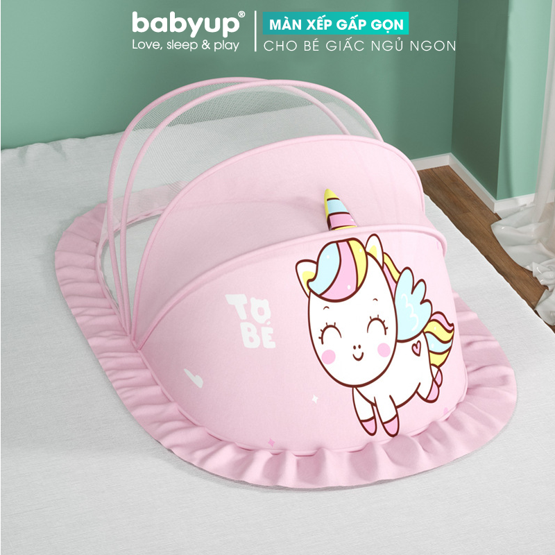 Màn chụp gấp gọn Babyup cho bé. Màn chụp cho bé chống muỗi dùng cho giường và nôi cũi