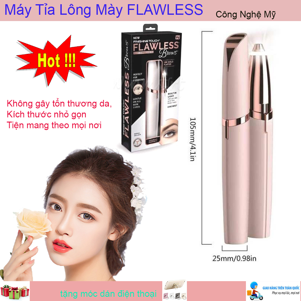 Máy Tỉa Lông Mày FlawlessBút Tỉa Lông Mày Chính HãngThiết Kế Hiện Đại - Nhỏ Máy Tỉa Lông Mày FlawlessBút Tỉa Lông Mày Chính HãngThiết Kế Hiện Đại - Nhỏ