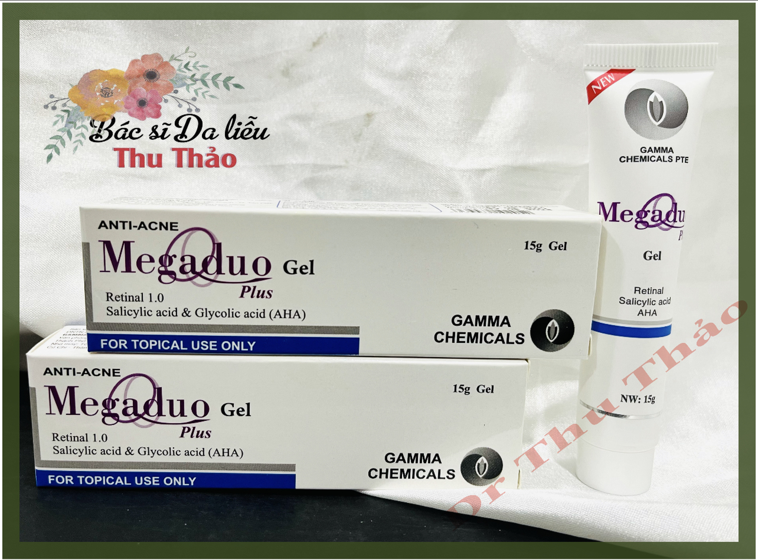 Gel giảm mụn megaduo plus