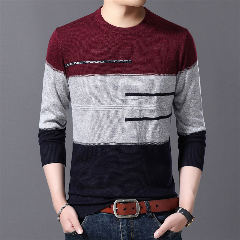 Áo Nỉ Dài Tay Cho Nam, Áo Len Thời Trang Thường Ngày Dáng Ôm Mùa Hè