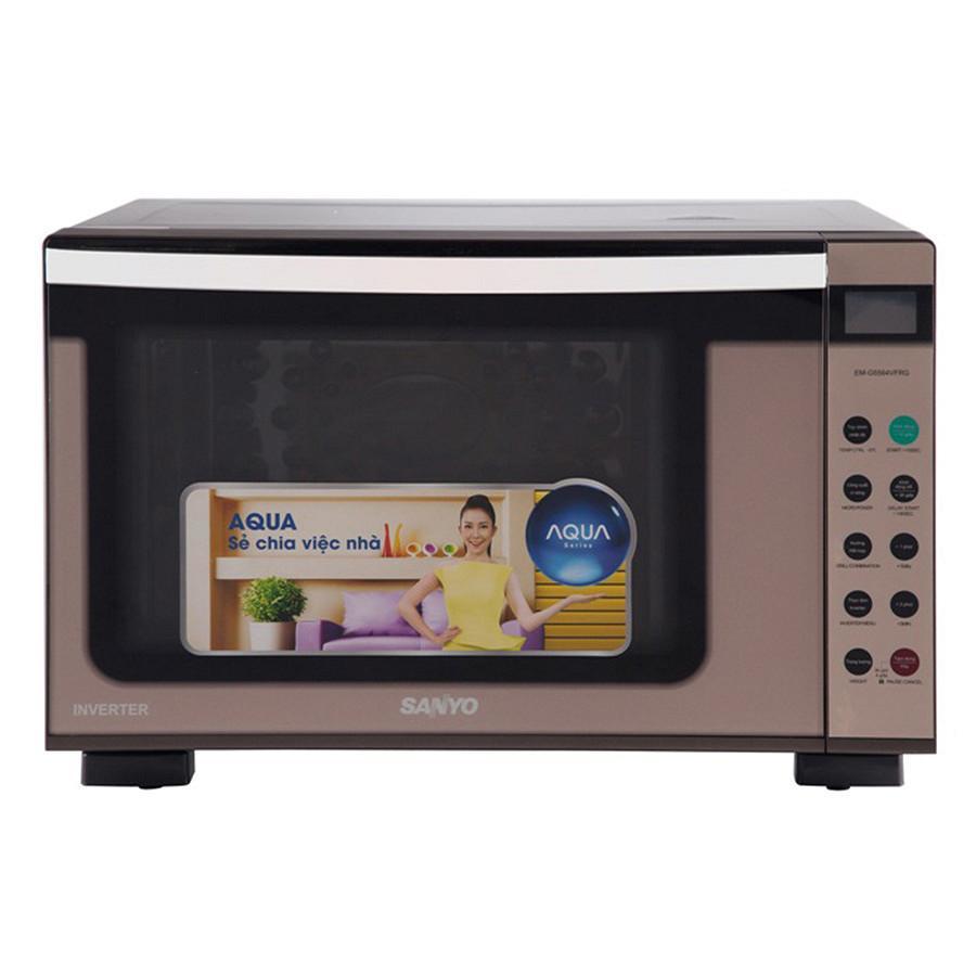 Lò vi sóng có nướng sanyo em-g5564vfrg 25 lít
