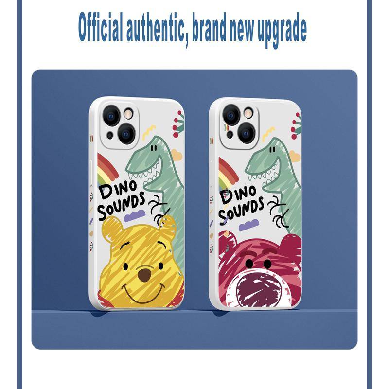 Ốp lưng iphone Case IPHONE Doodle Pooh Nhìn thẳng viền vuông ốp điện thoại ốp iphone cho 13 /13pro / 13promax / 12 / 12pro / 12promax / 11 / 11pro / 11promax / x / xs /xr/xsmax /7plus /8plus/7/8/6/6s