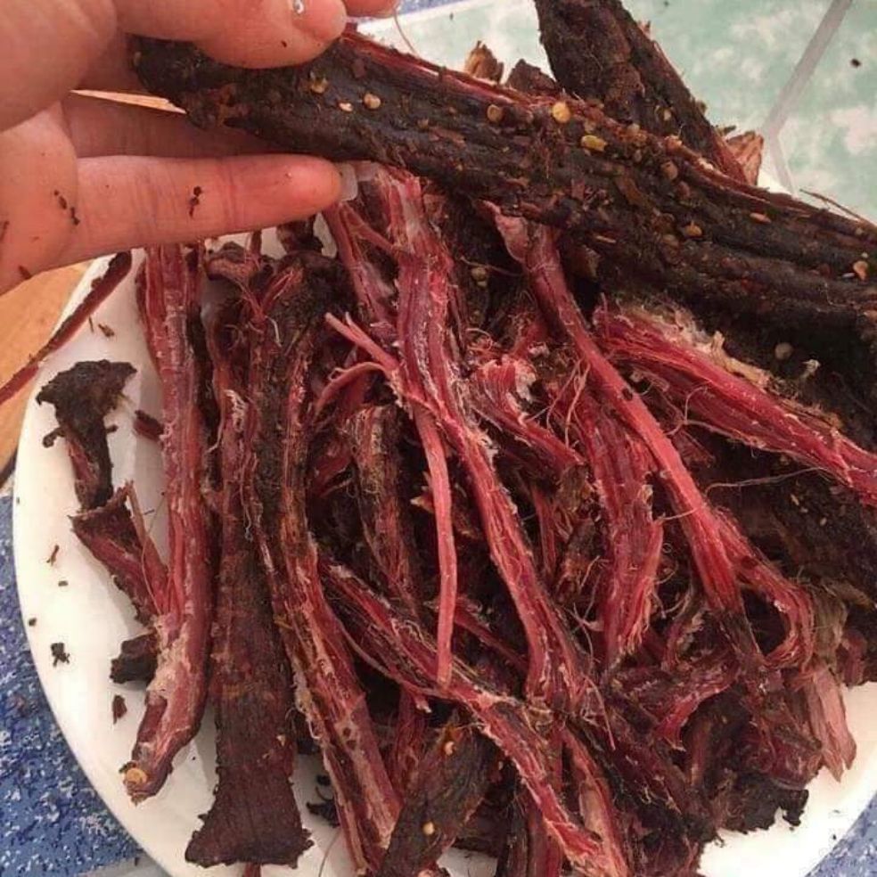 Thịt Trâu Gác Bếp 500gr (Tặng Kèm Chẳm Chéo)