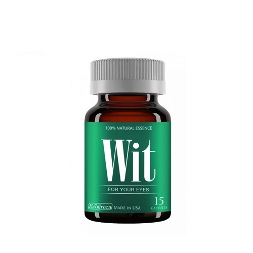 WIT Bảo vệ võng mạc & thủy tinh thể Tăng cường thị lực, giảm mờ, mỏi mắt lọ 15 viên