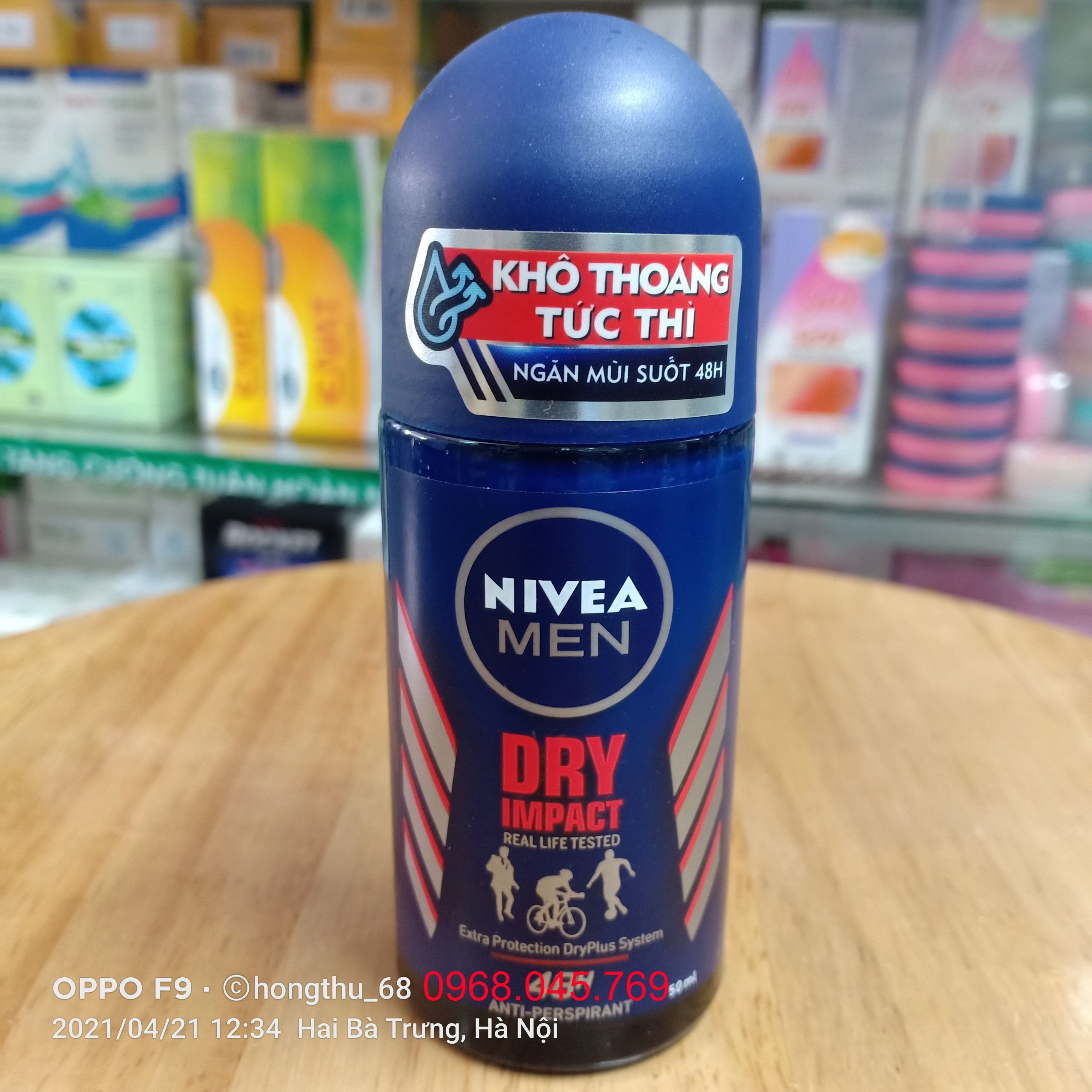 Lăn khử mùi nivea men dry impact 50ml