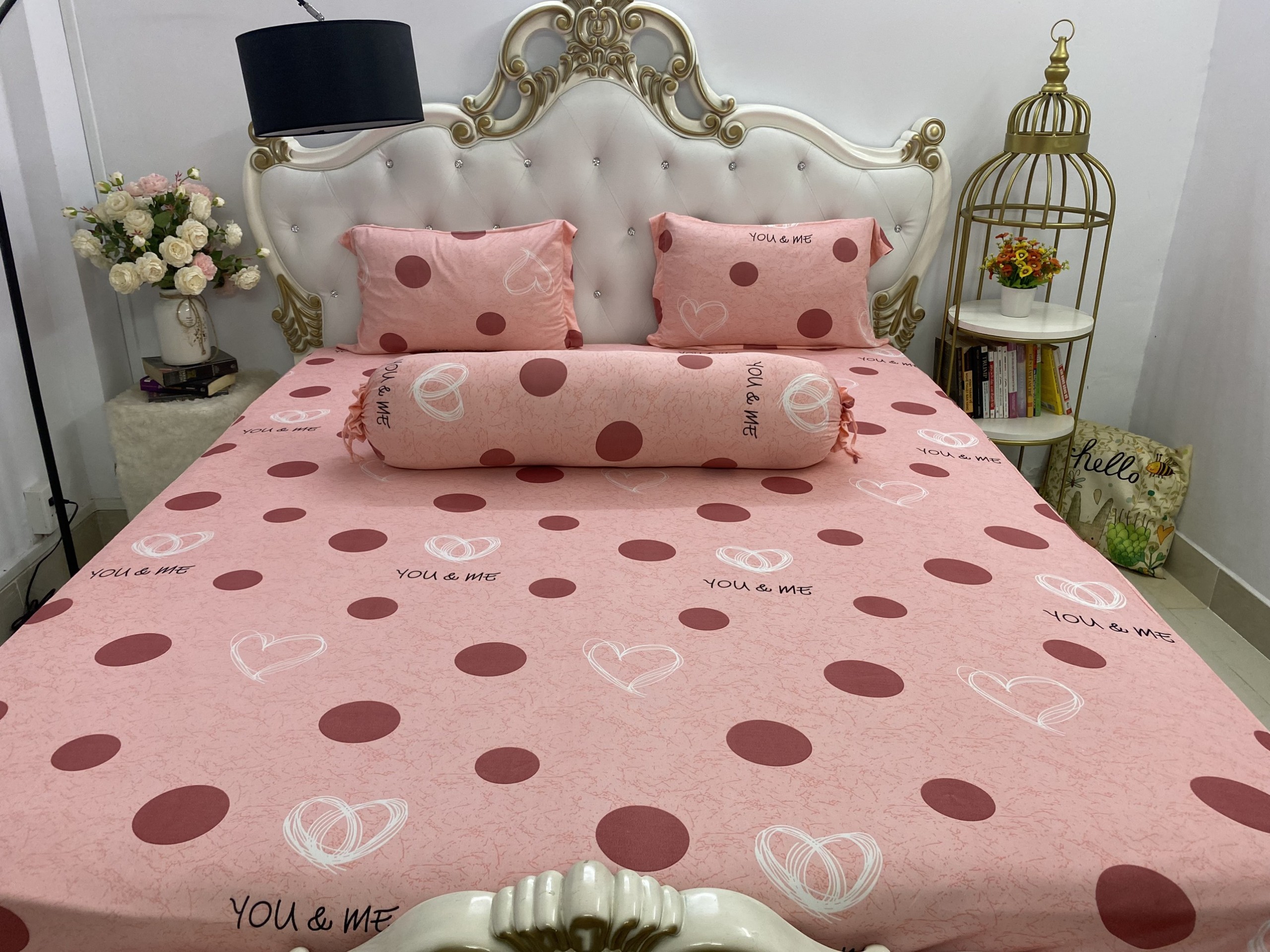 [HCM]Bộ Drap Thun Hàn Quốc mát lạnh { 4 món }cam kết giao chuẩn mẫu