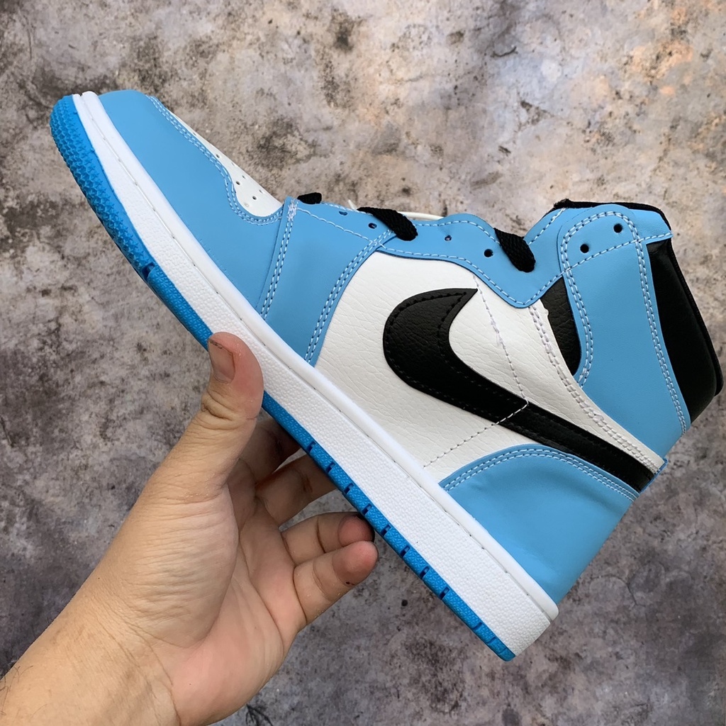 ۩┋☑  GIÀY thể thao JORDAN 1 CAO CỔ JD1 XANH DƯƠNG high blue mới nhấthot trend