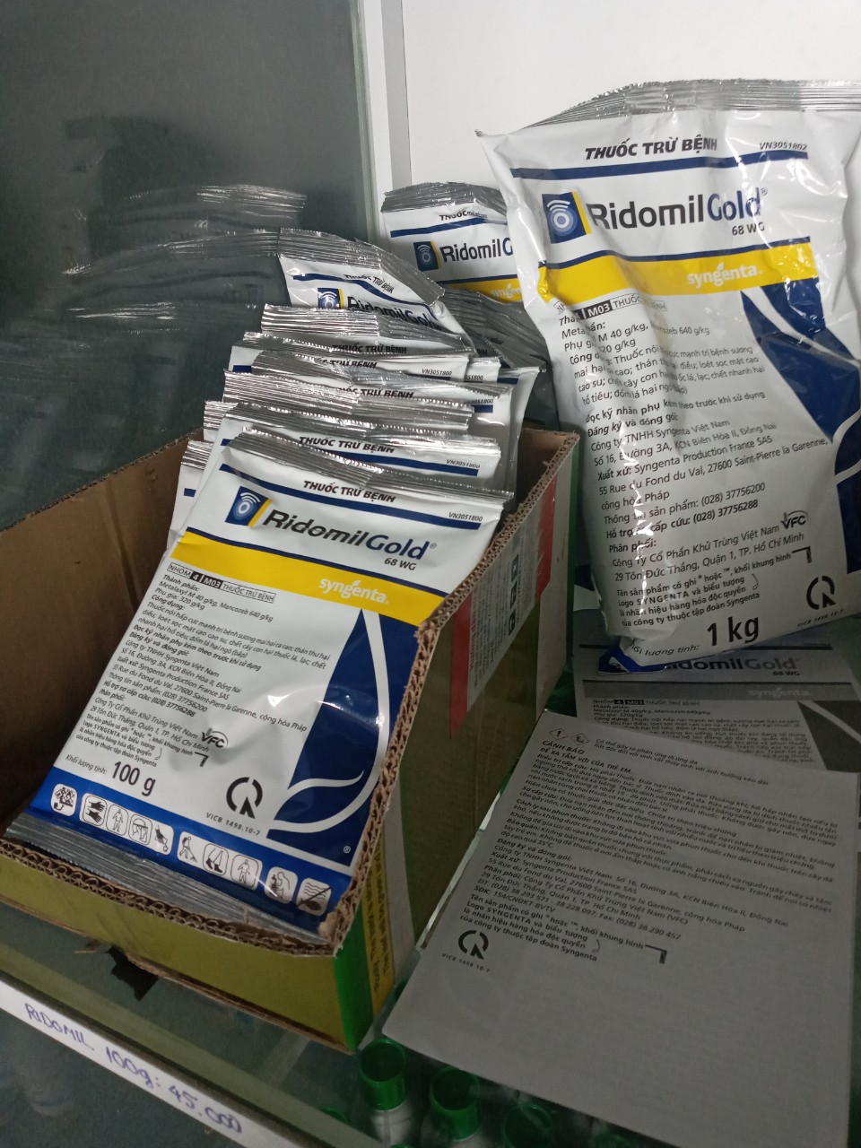 Thuốc trừ bệnh Ridomil Gold 100gr