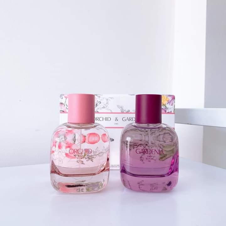 Set 2 chal nước hoa gardenia+orchid