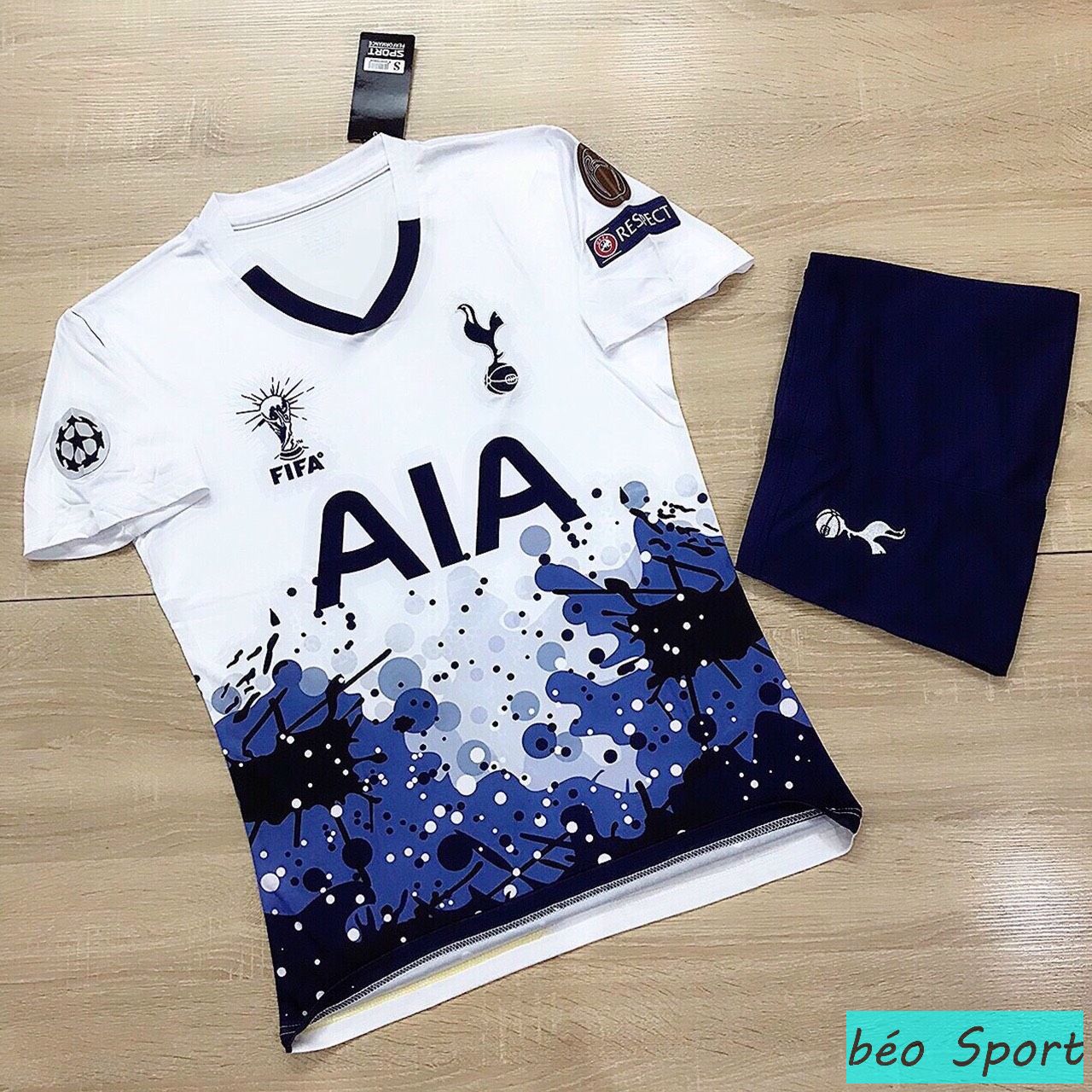 Áo Bóng Đá CLB Tottenham Hotspur F.C -Bản Thiết Kế -Thun Thái Nhập Khẩu
