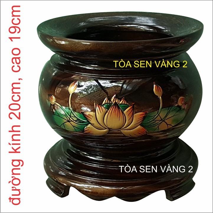 [HCM]Bát nhang - Lư hương 20cm