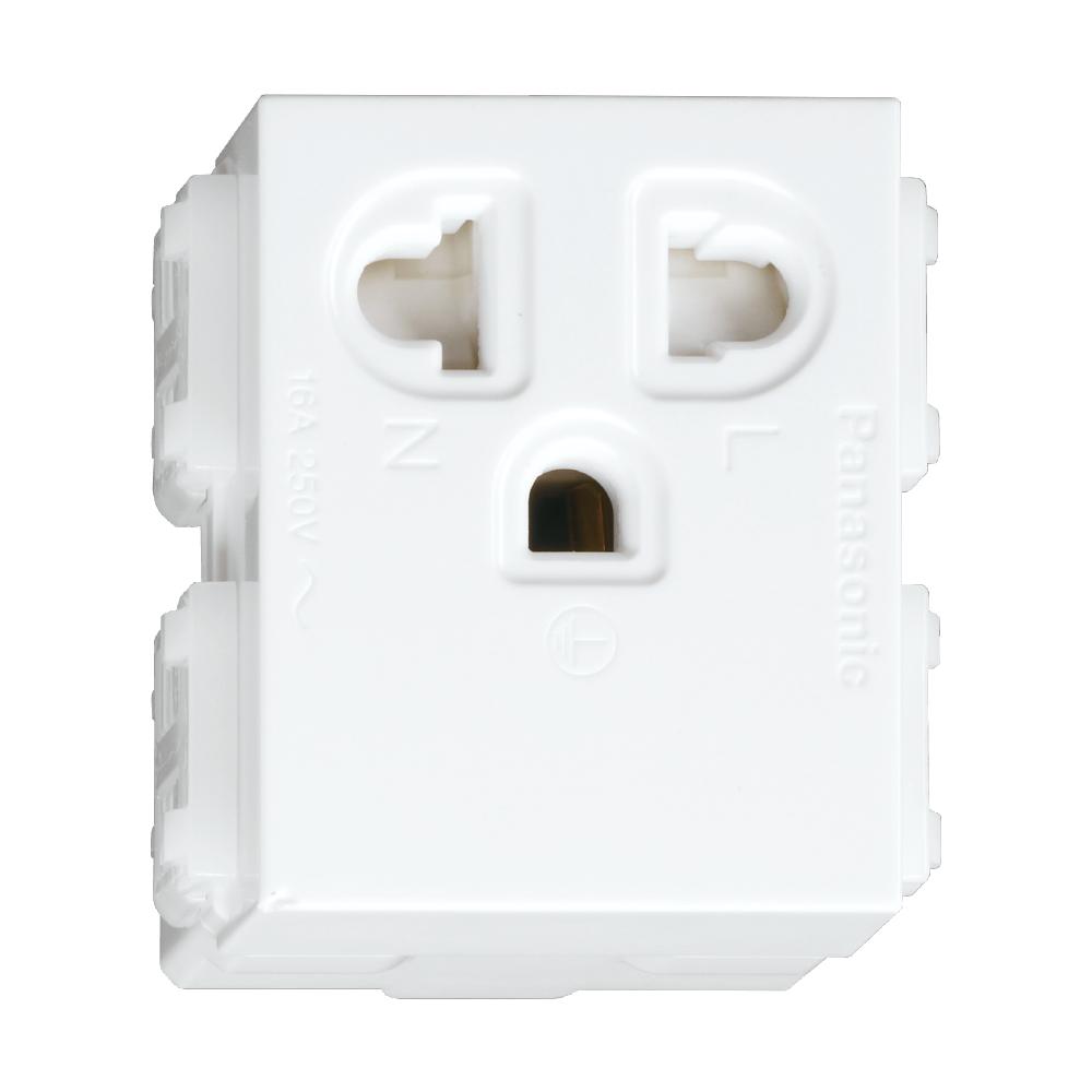 Ổ cắm đơn 3 chấu wide panasonic wev 1181-7sw