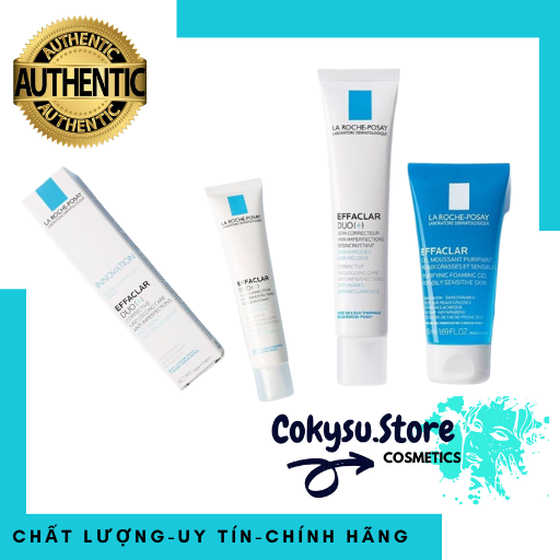 Set giảm mụn la roche-posay effaclar duo tặng kèm sữa rửa mặt la roche-posay