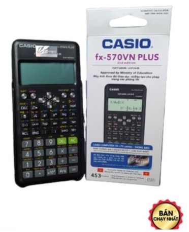 Máy tính casio fx 570vn plus 2nd edition -bảo hành 7 năm, 1 đổi 1 năm đầu tiên