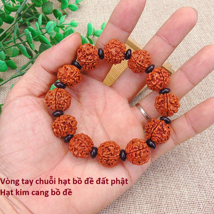 Vòng tay phong thủy hạt bồ đề nepal kèm hộp đựng lót nhung/lụa mang lại bình an may mắn...