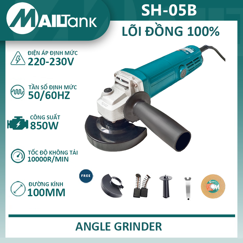 Máy mài MAILTank SH05B máy mài góc đa năng 850W động cơ lõi đồng 100% máy mài góc cầm tay máy mài mini mài\đánh bóng