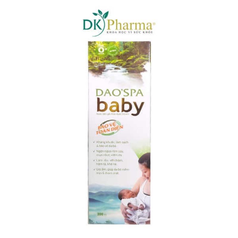 Nước tắm thảo dược dao'spa baby chai 300ml