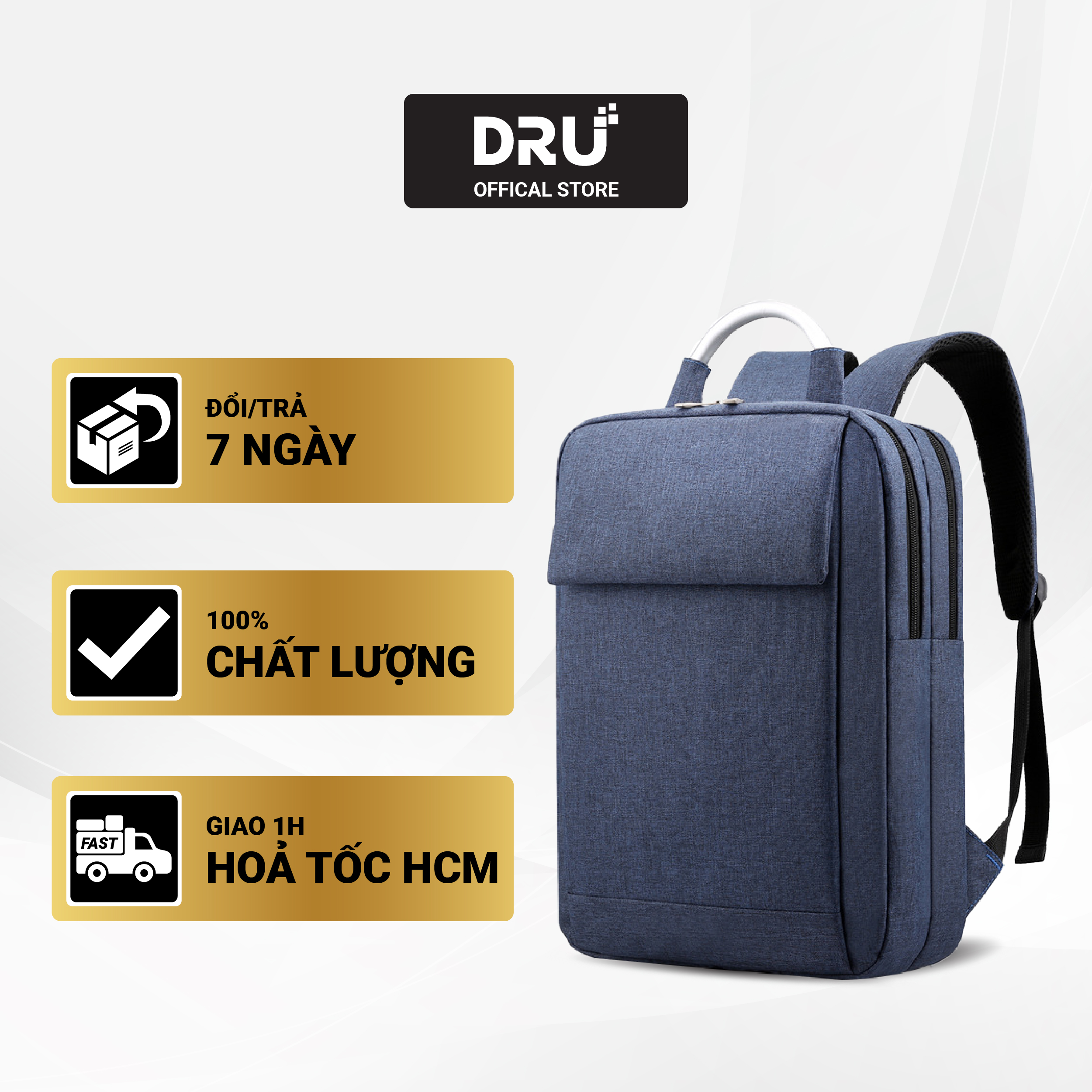 Mã BMINC50 giảm 50K đơn 99K Balo Du Lịch Cao Cấp DRU - Thiết Kế Tinh Tế,
