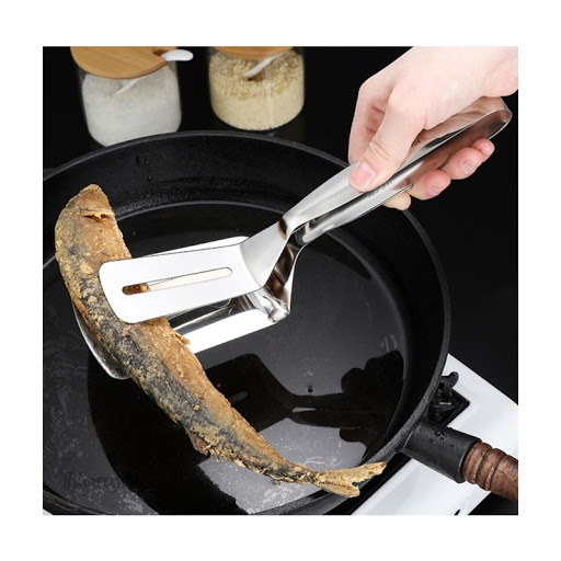 ( HÀNG CAO CẤP ) KẸP INOX GẮP NÓNG THỨC ĂN MẪU MỚI 2020 ( XẺNG GẮP) - XẺNG LẬT ĐỒ CHIÊN RÁN, KẸP BÍT TẾT - KẸP, XẺNG LẬT CHIÊN CÁ, TRỨNG, BÍT TẾT, ĐA NĂNG BẰNG THÉP INOX 304 - KẸP THỨC ĂN, KẸP PIZZA