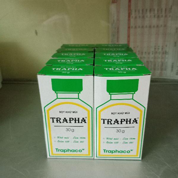 Combo 10 lọ bột khử mùi Trapha
