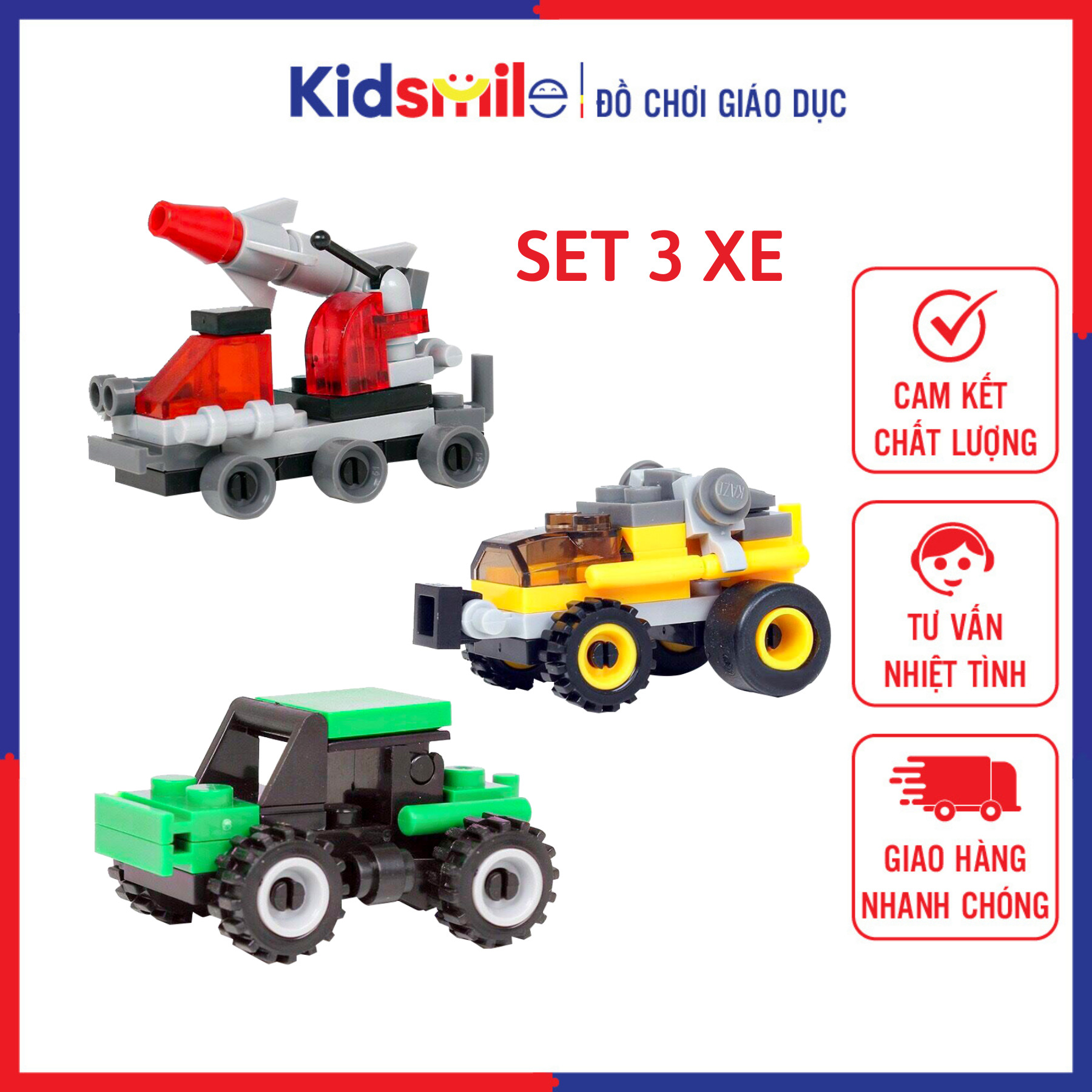 Combo đồ chơi trẻ em 3 xe ô tô xếp hình LEGO CITY từ 27 đến 32 chi tiết nhựa ABS cao cấp cho bé từ 4 tuổi trở lên phát triển trí tuệ và sáng tạo