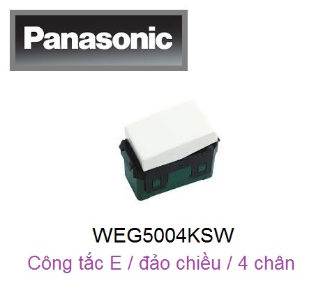Panasonic - Công tắc E, Đảo chiều 16A ( 4 chấu ) - WEG5004KSW / WEVH5004 / WEG5004KH (Sử dụng cho : Series WIDE / Halumie / BS Type / Minerva/ Moderva)