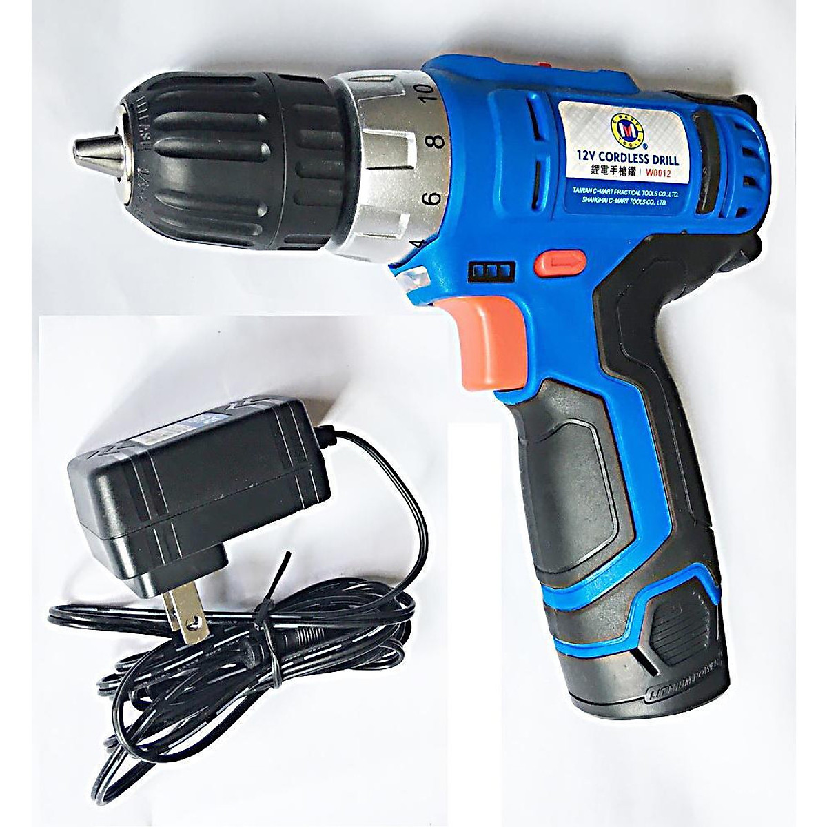 Pin 12v cho máy khoan w0012 chính hãng c-mart